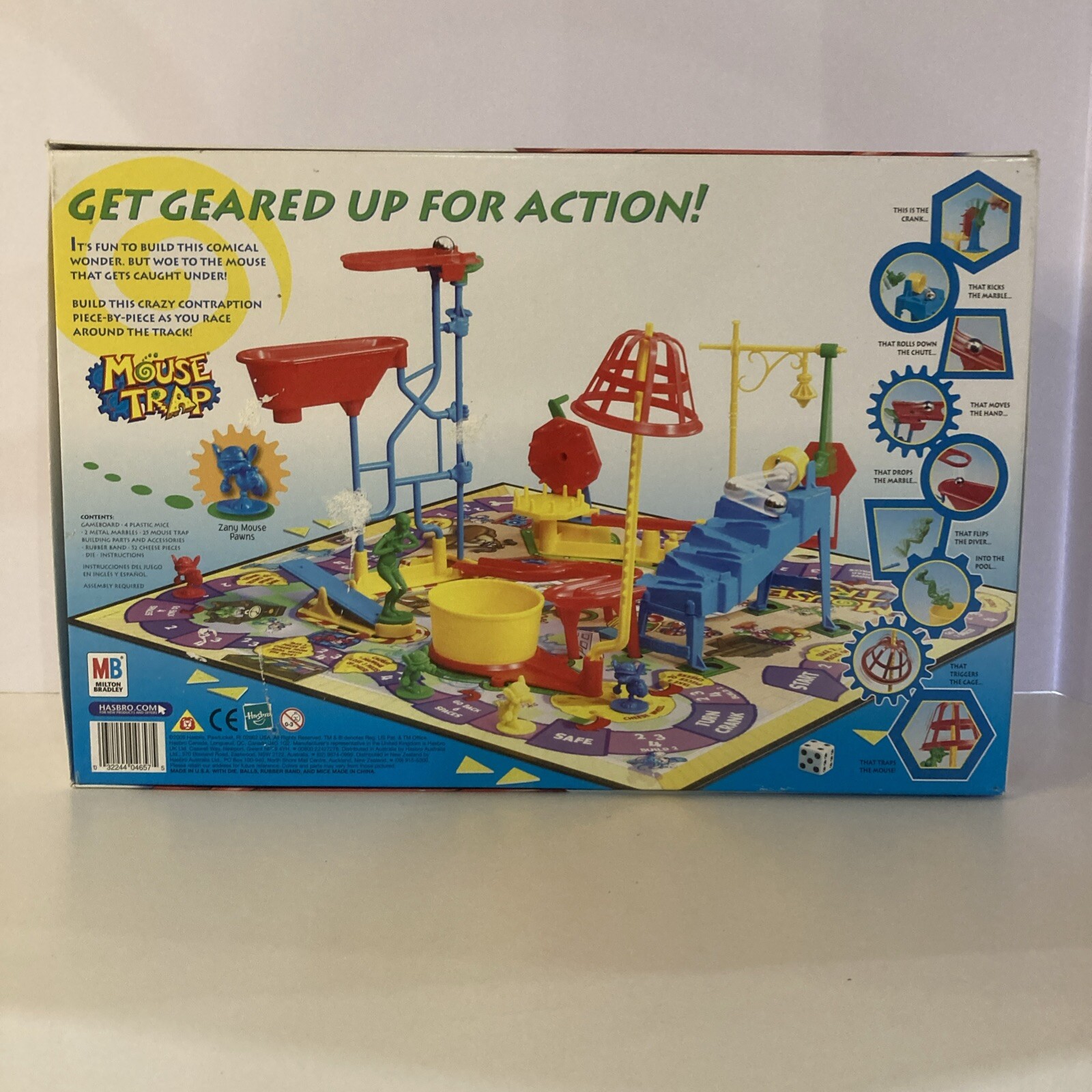 2005 MOUSE TRAP Board Game by Milton Bradley Hasbro Complete