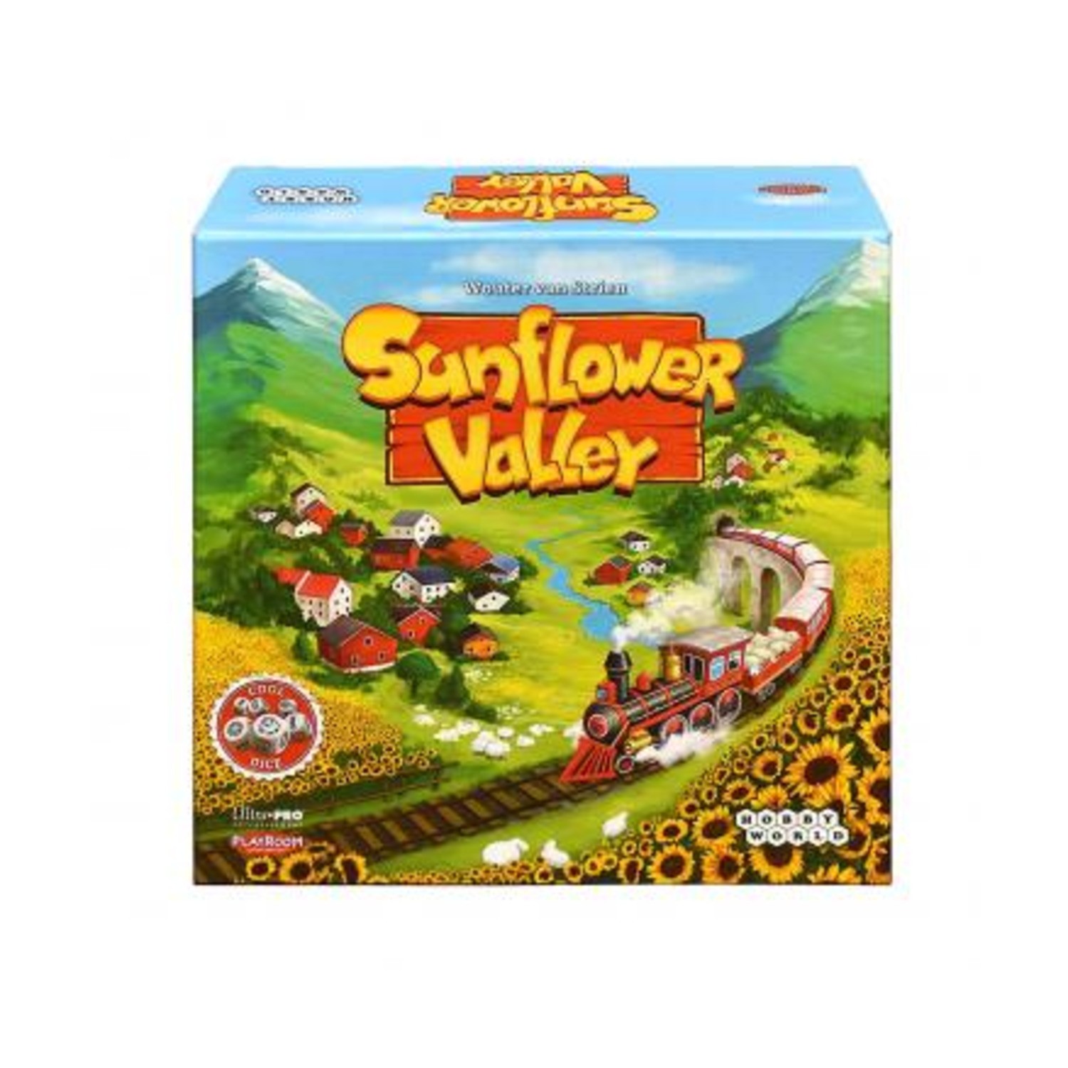 Playroom Entertainment Boardgame Sunflower Valley – Roll & Draw Box VG+/NM