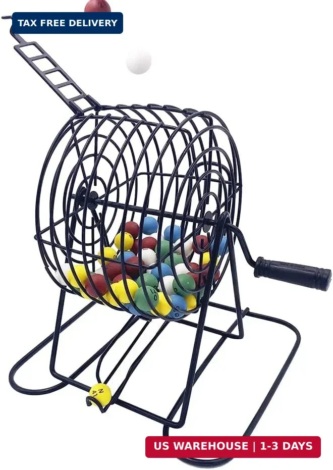 Multicolor Plastic Bingo Balls 75 Pack for Games, Raffles, and Parties FAST USA