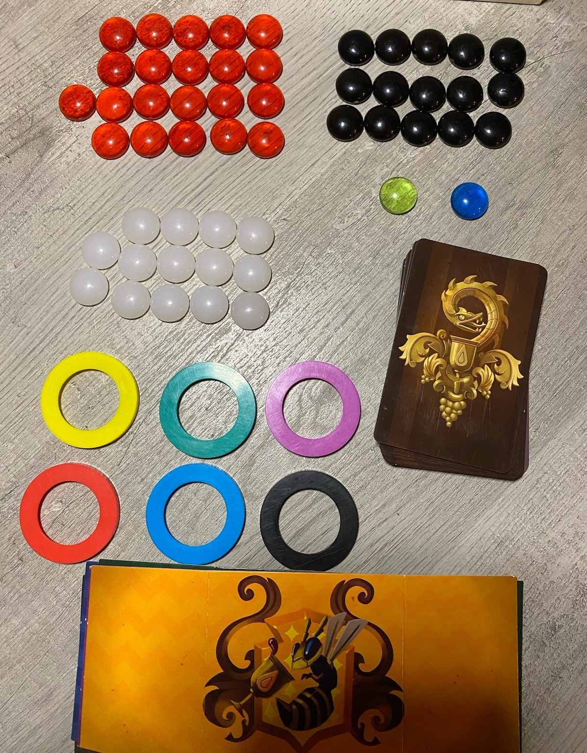 Raise Your Goblets Board Game 2016 CMON Horrible Games 100% COMPLETE