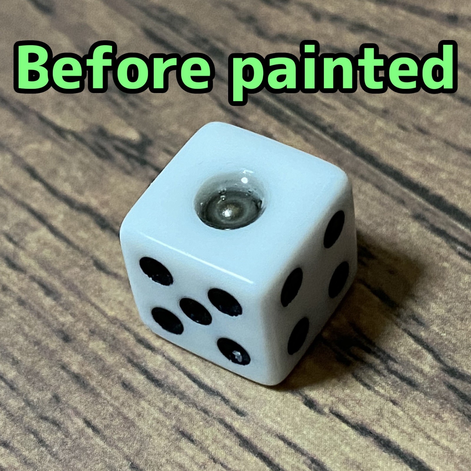 【2pcs】Tungsten Loaded Dice 12mm Weighted Trick Die – Tested ~30% Six Novelty