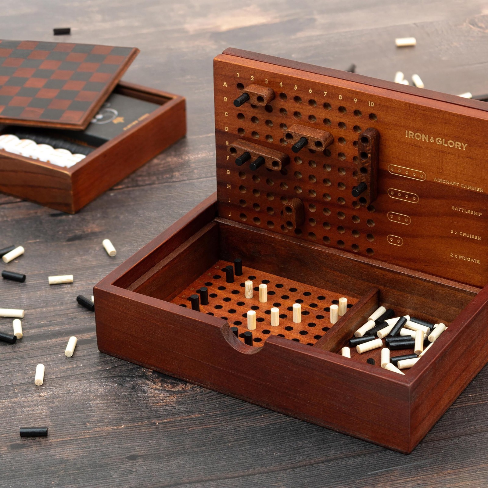 Sea Battle Game | Wooden Puzzle Board Game | Gift Ideas for Dad & Mens Birthd…