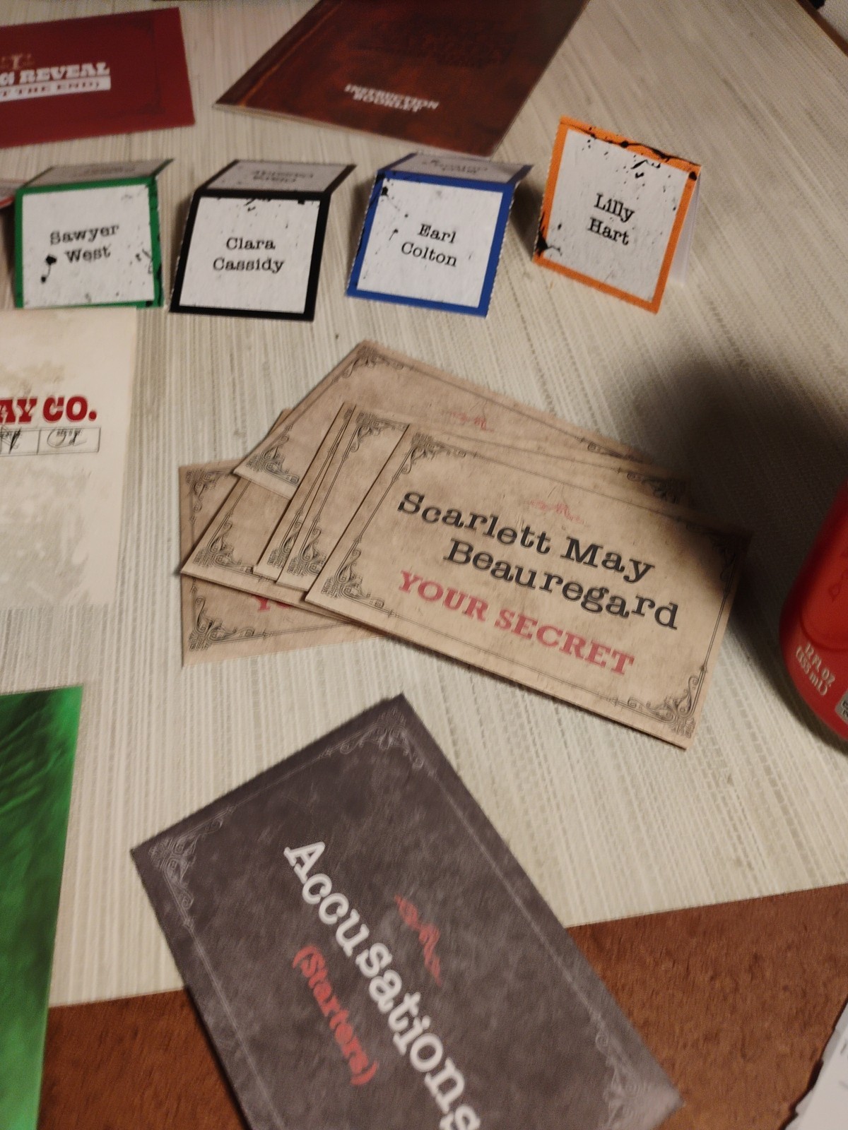 Last Chance Saloon Murder Mystery Game Missing One Envelope