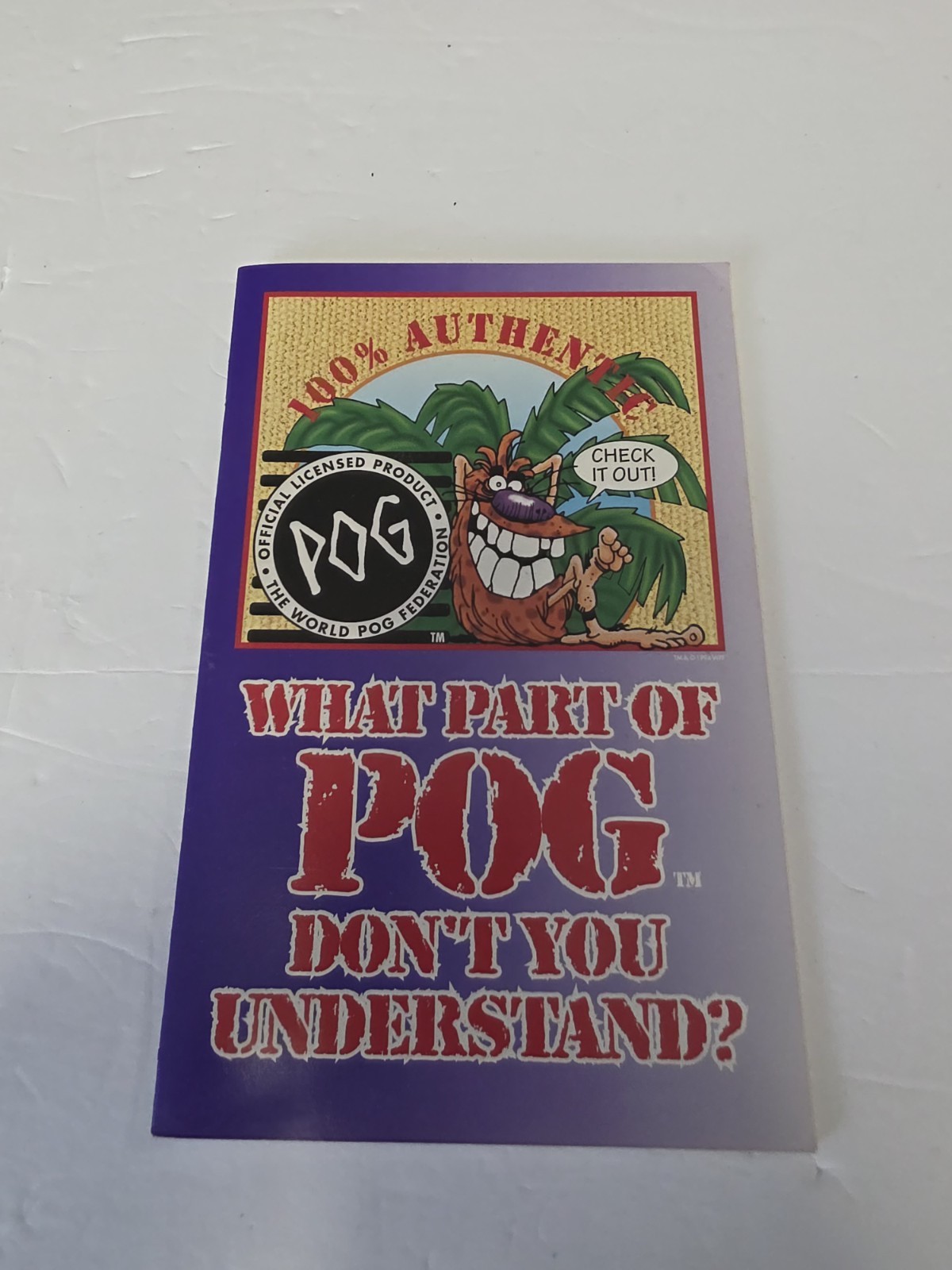 Vintage 1994 POG The Game World POG Federation Milton Bradley COMPLETE UNUSED!