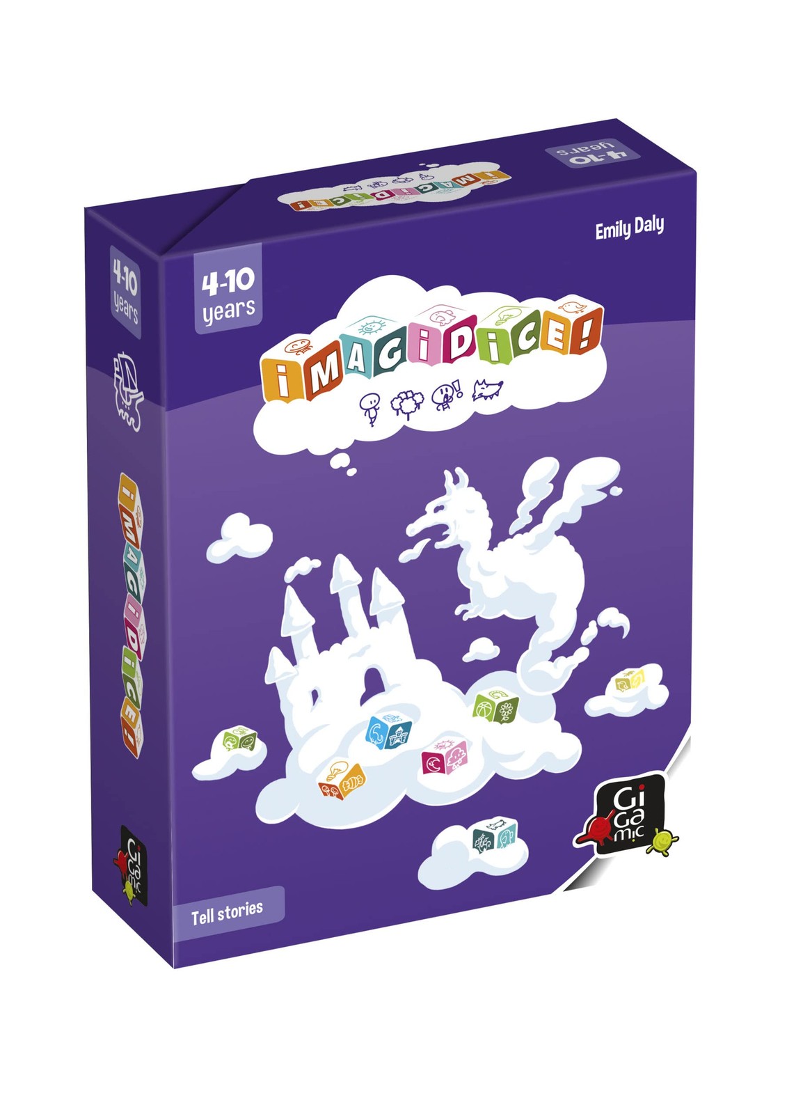 GIGAMIC Imagidice | Storytelling Dice Game for Kids | Ages 4+ | 2 to 12 Players