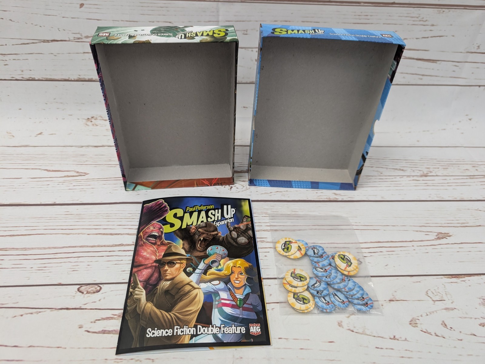 Smash Up Science Fiction Double Feature Expansion Board Card Game AEG