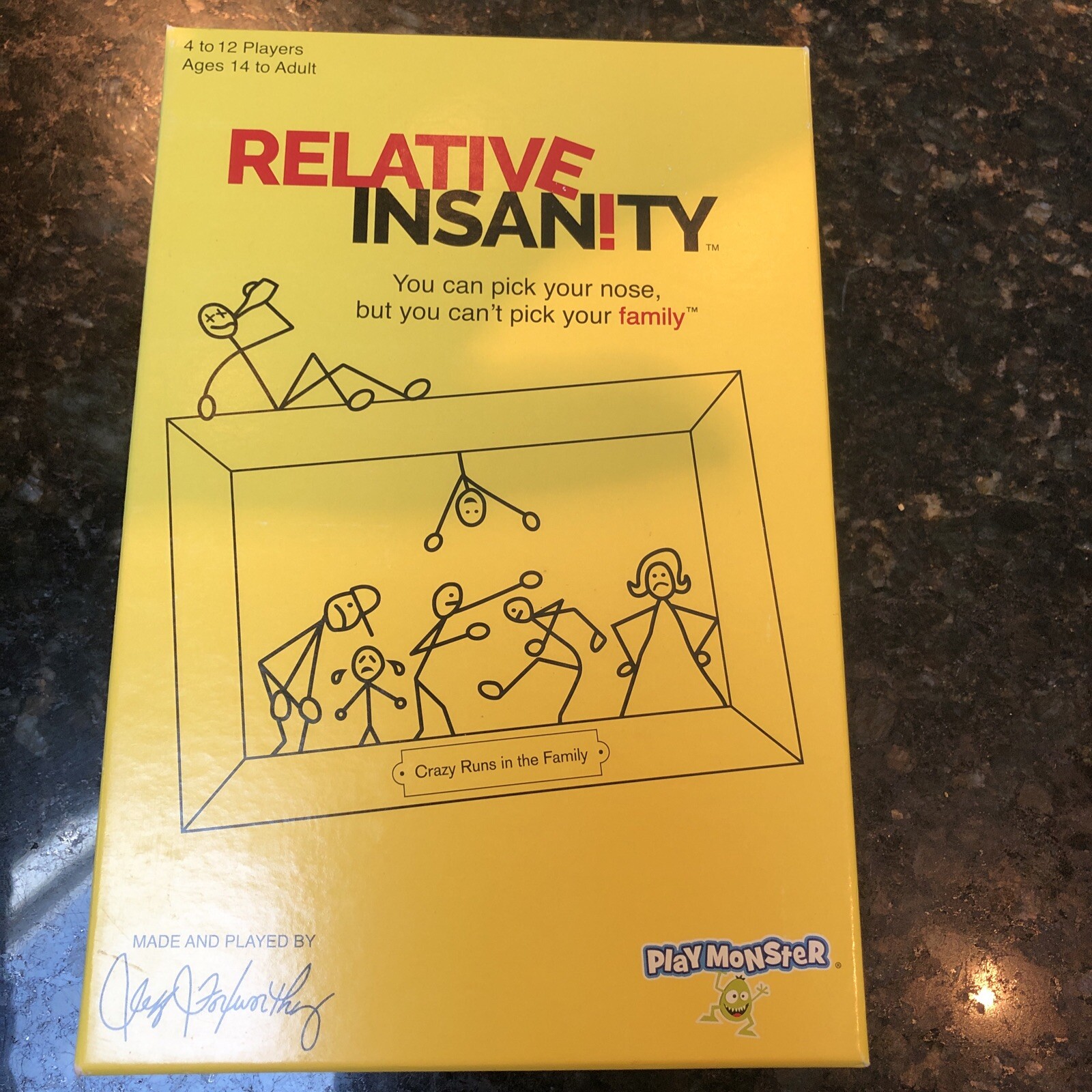 Relative Insanity Game – Brand New In Box Jeff Foxworthy 14 – Adult