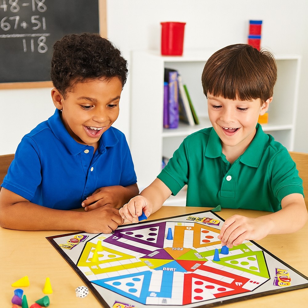 Livevie Ludo 2018 Classic Strategy Game Board for Kids & Family, Unique 6-Player
