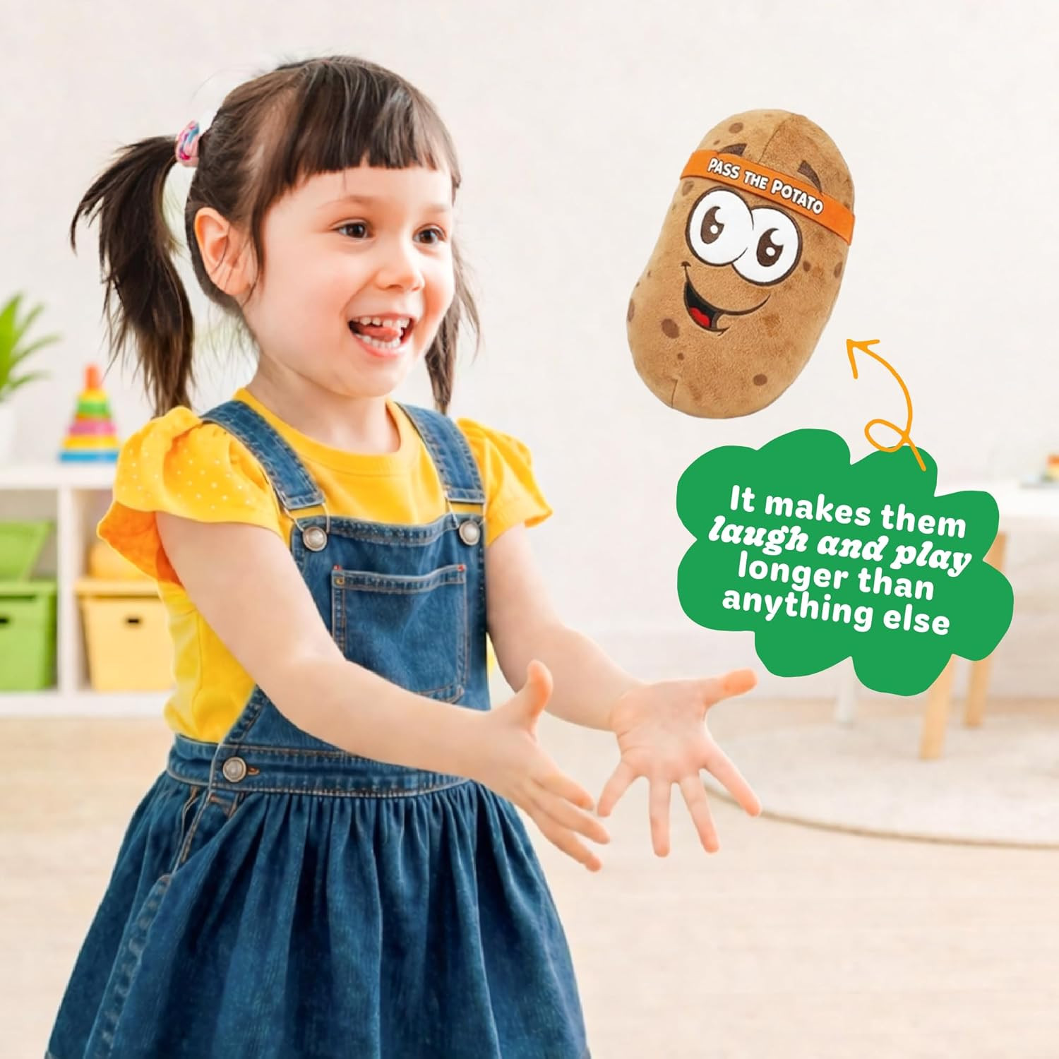 Move2Play, Pass The Potato | Hilariously Wild & Fun Kids Game | Easter Gift for