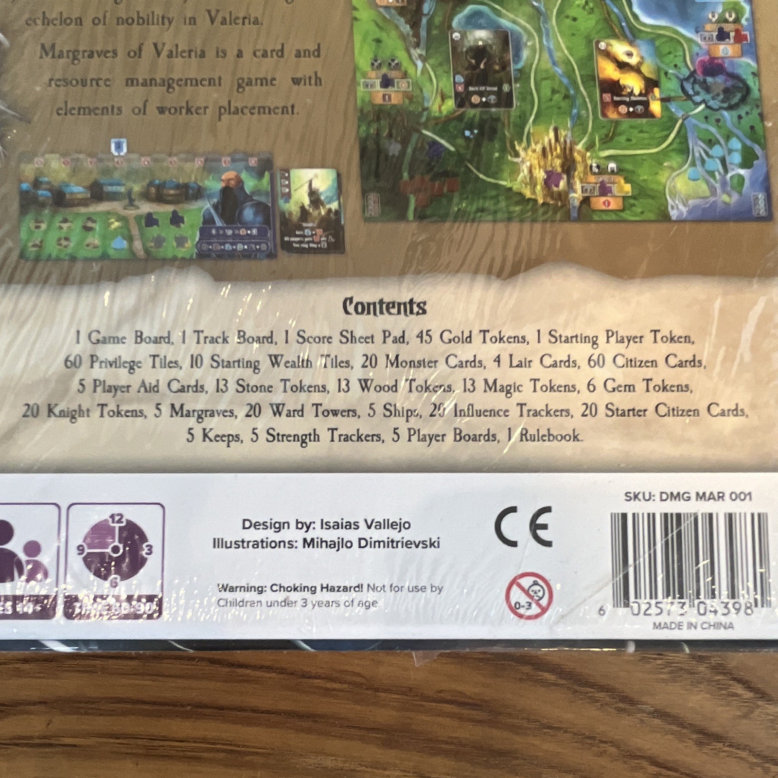 Daily Magic Games Margraves of Valeria Board Game Resource Management 2-5 Playe…