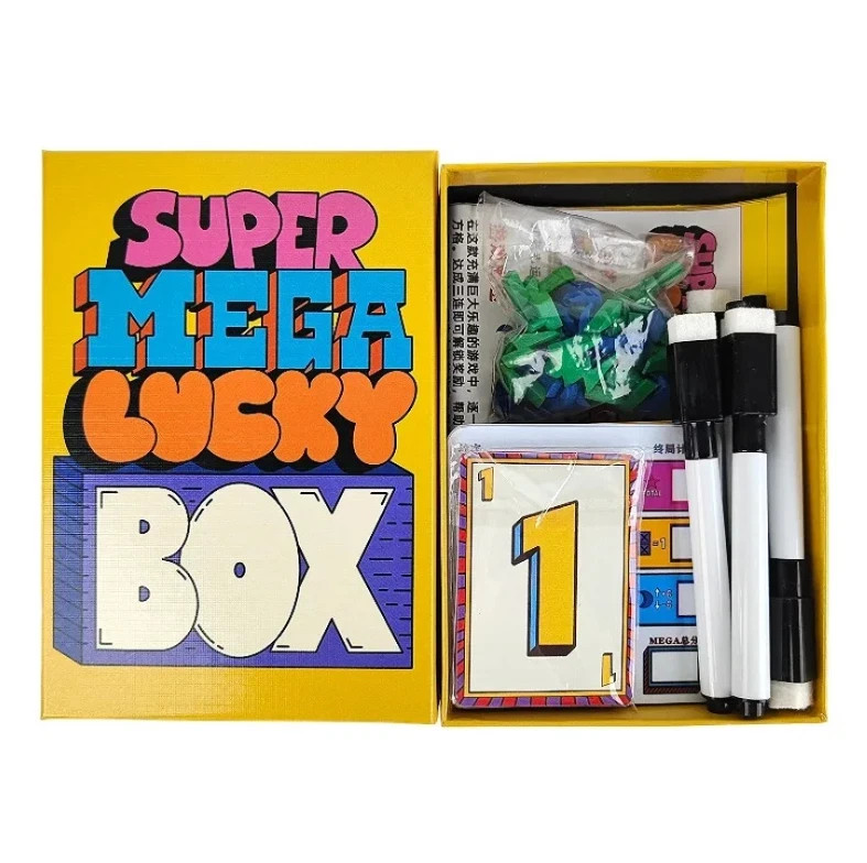 Super Mega Lucky Box Fun Game 1–6 Players Family Party Game