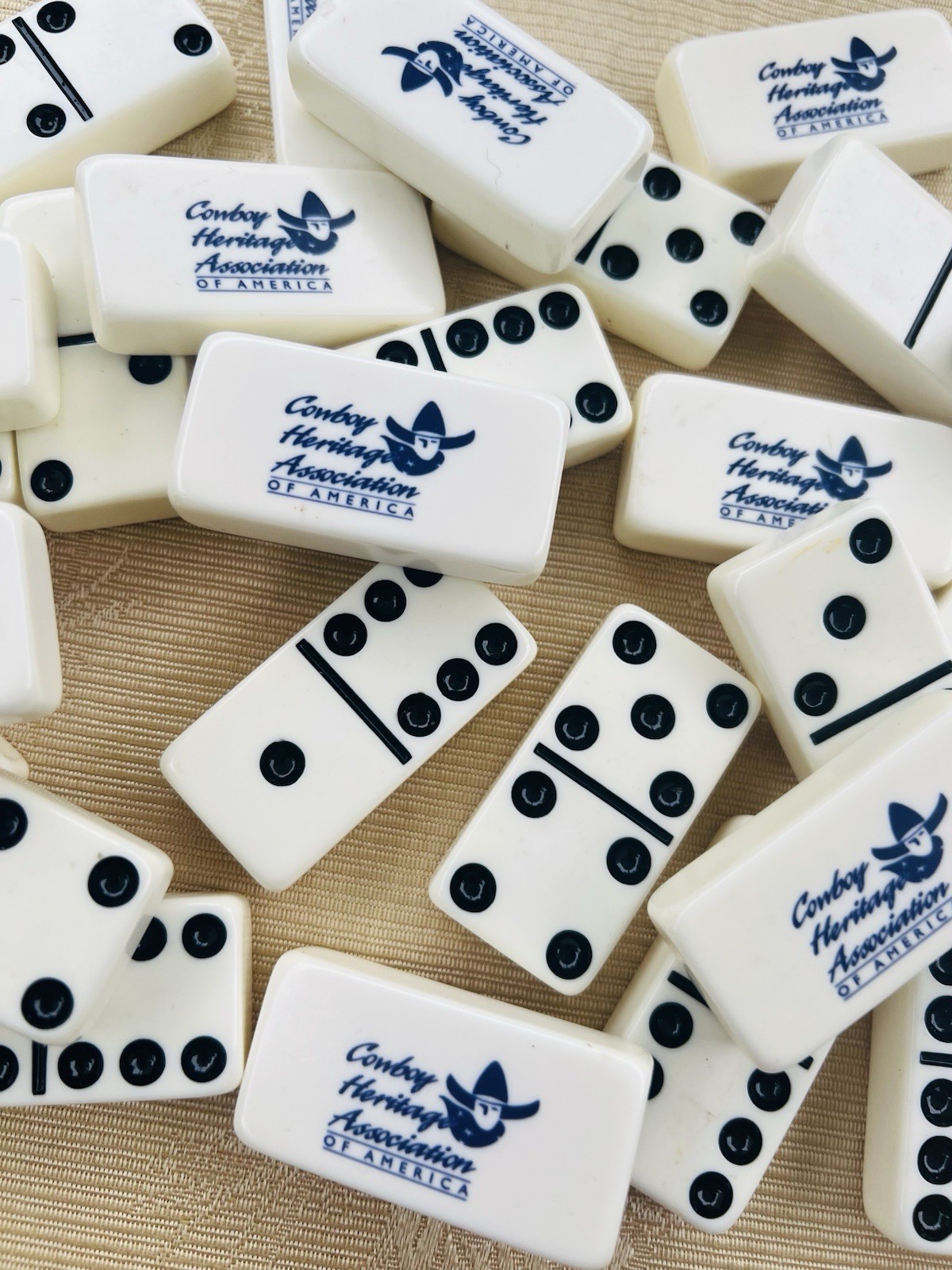 Professional Extra Thick Dominoes by Puremco Cowboy Heritage Association