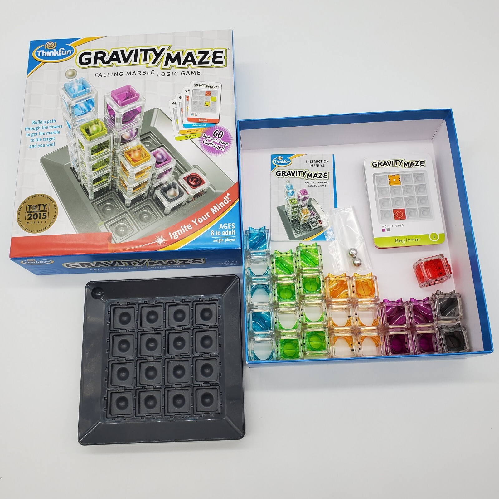 ThinkFun Gravity Maze Marble Run Logic Challenge Problem Solving Game STEM Toy