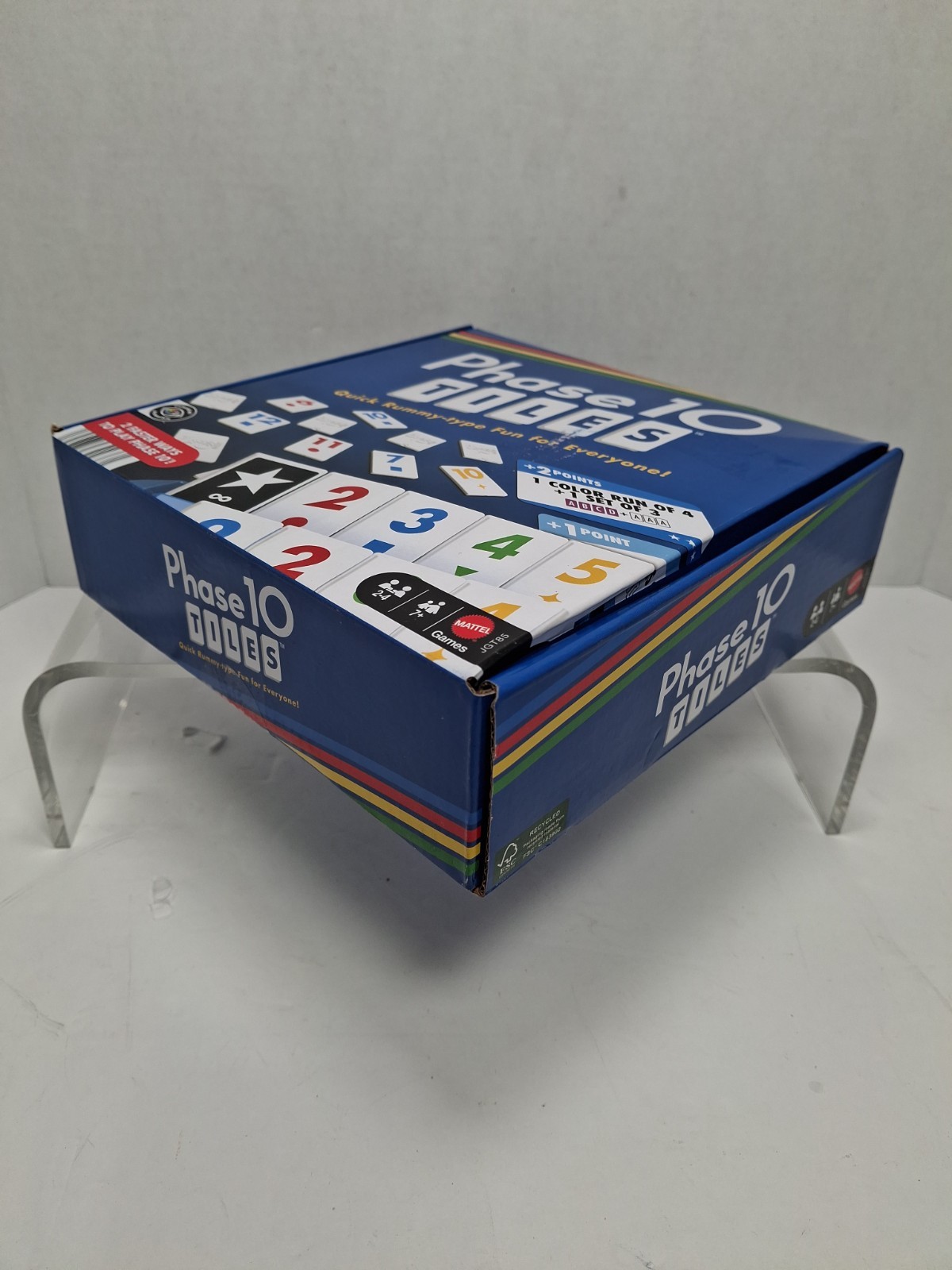 Phase 10 Tiles Game, Family Tile-Based Game with Rummy-Type Play for 2-6 Players