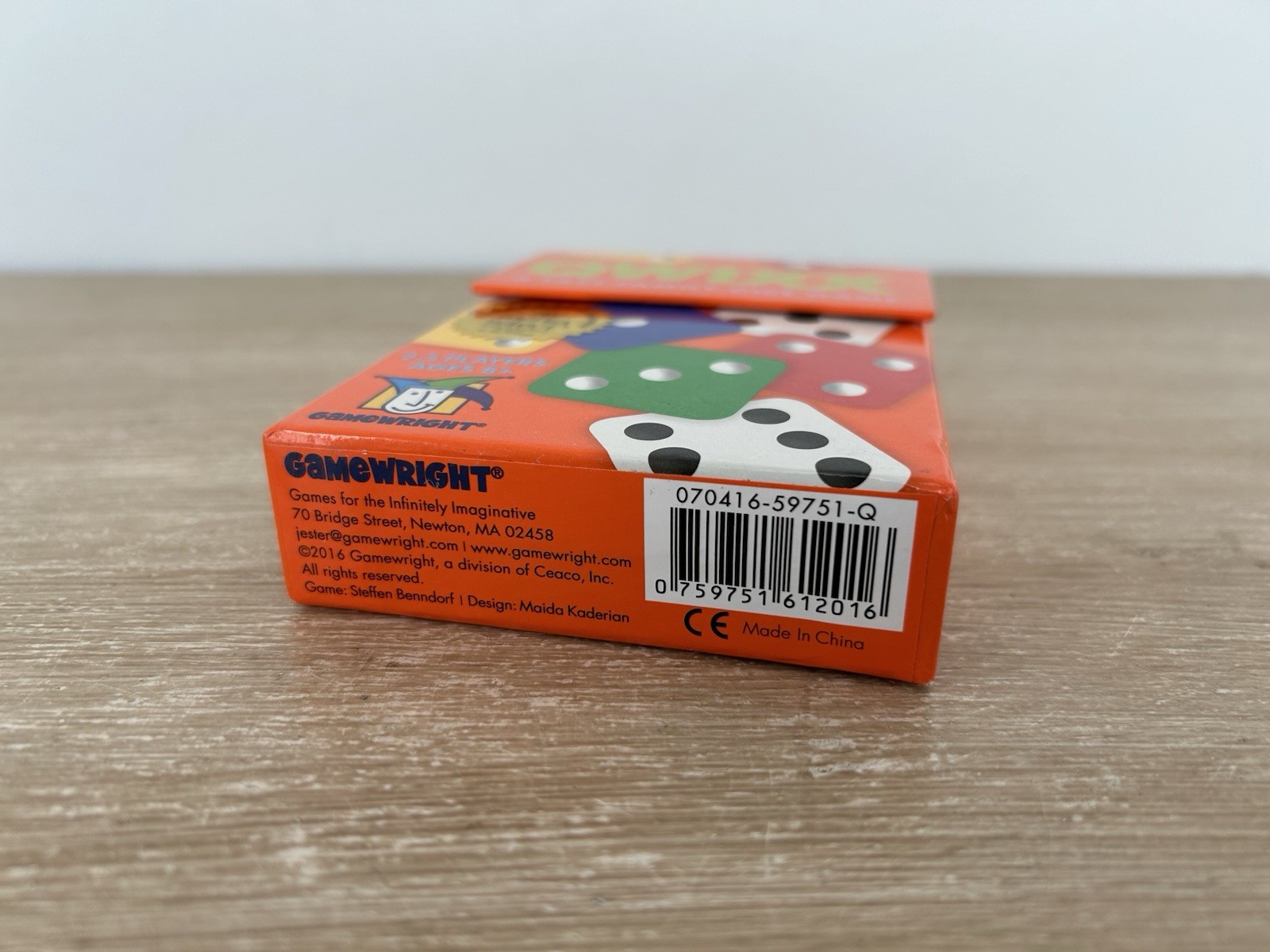 Qwixx Dice Game a Fast-Paced Family Dice Game by Gamewright Brand New!