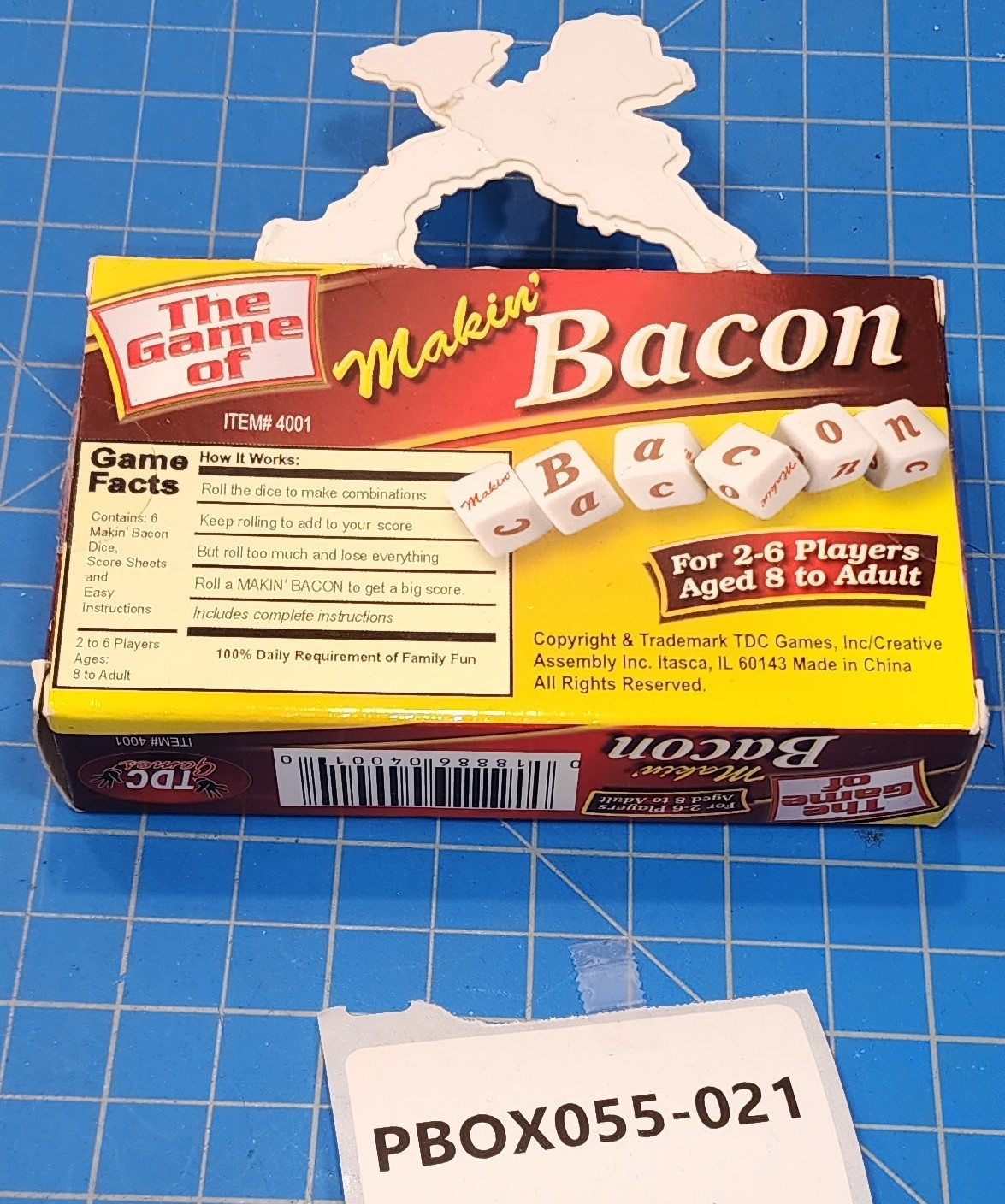 PBOX055-021 – The Game of Makin’ Bacon – Dice Game