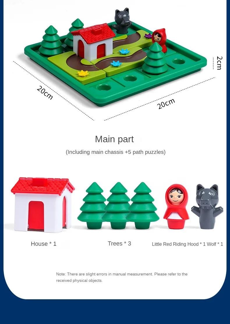 Fun Brain Game for Kids – Little Red Riding Hood Smart Logic Puzzle Toy