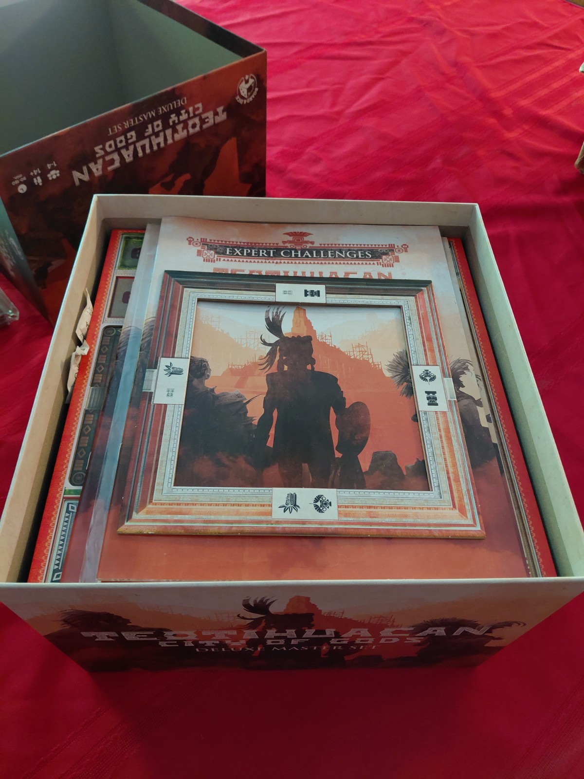 Teotihuacan: City of Gods DELUXE MASTER SET Board Game – KICKSTARTER + Insert +