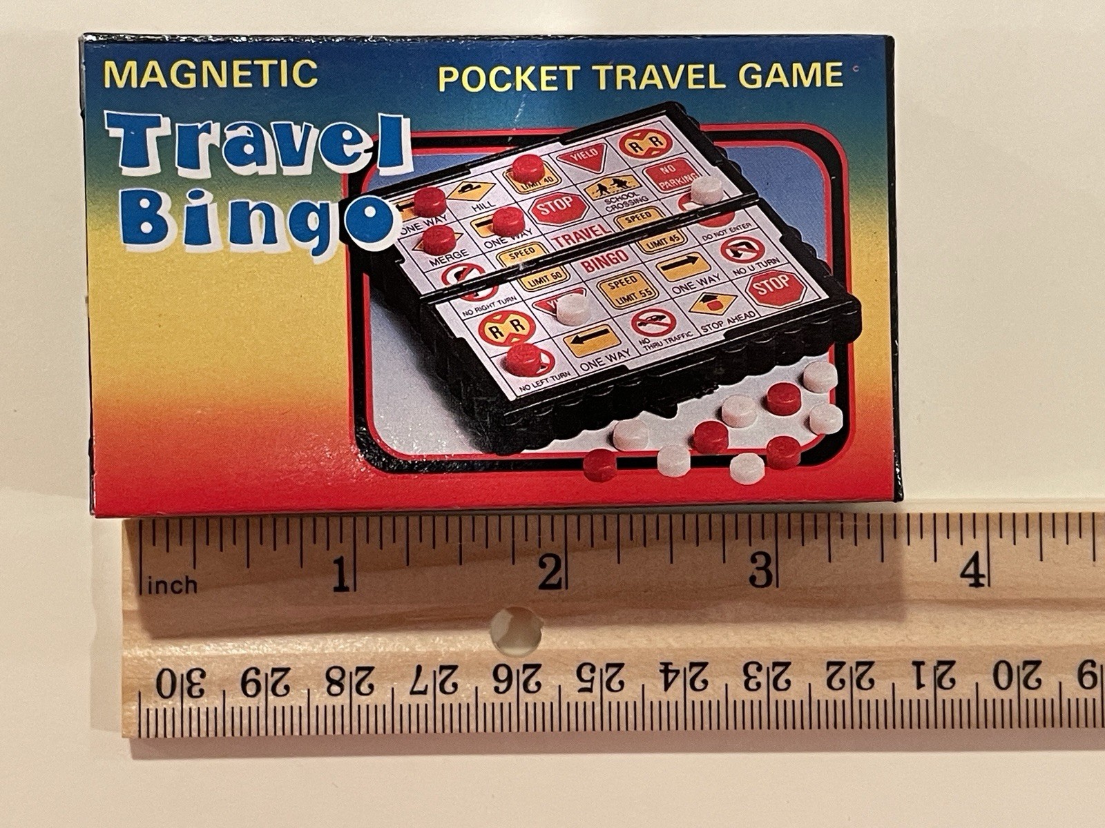 Vintage Mini Magnetic Travel Game Travel Bingo Theme Pocket Game