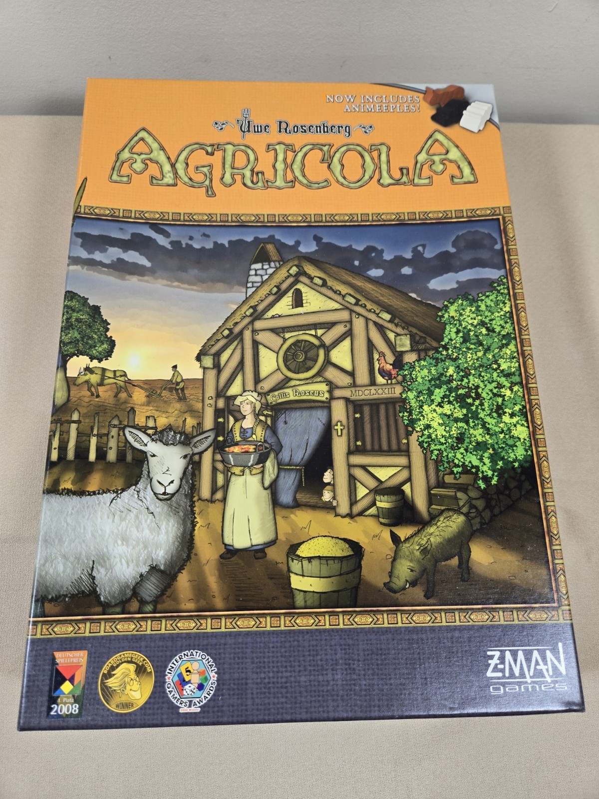 Lookout Games Z Man Board Game Agricola 207/2008 Complete.