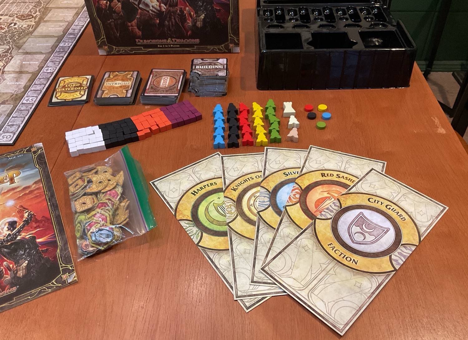 Wizards of the Coast Lords of Waterdeep Dungeons and Dragons Board Game COMPLETE