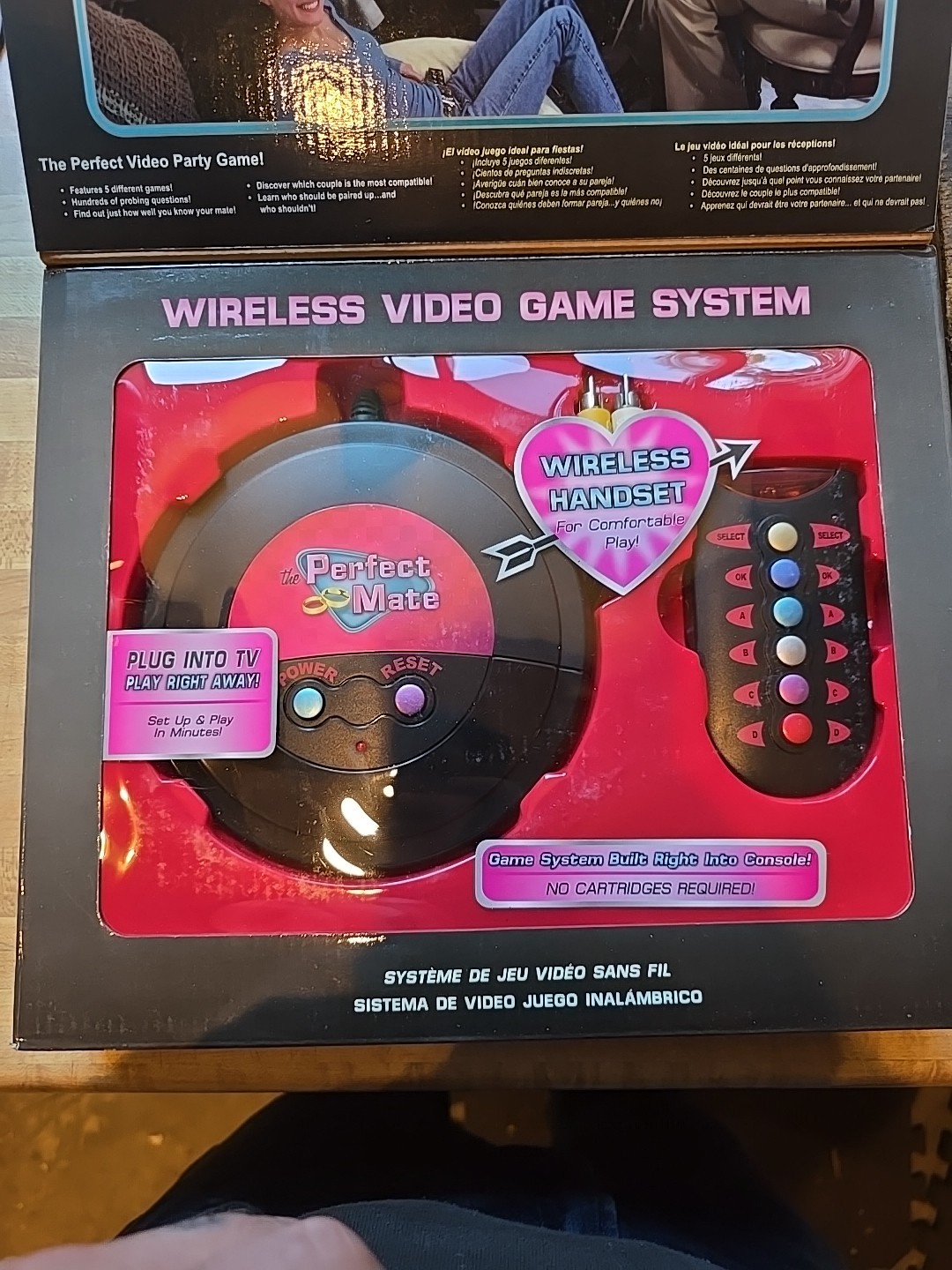 The Perfect Mate Wireless Video Game TV Plug In NEW In Box 2005 Up To 8 Players