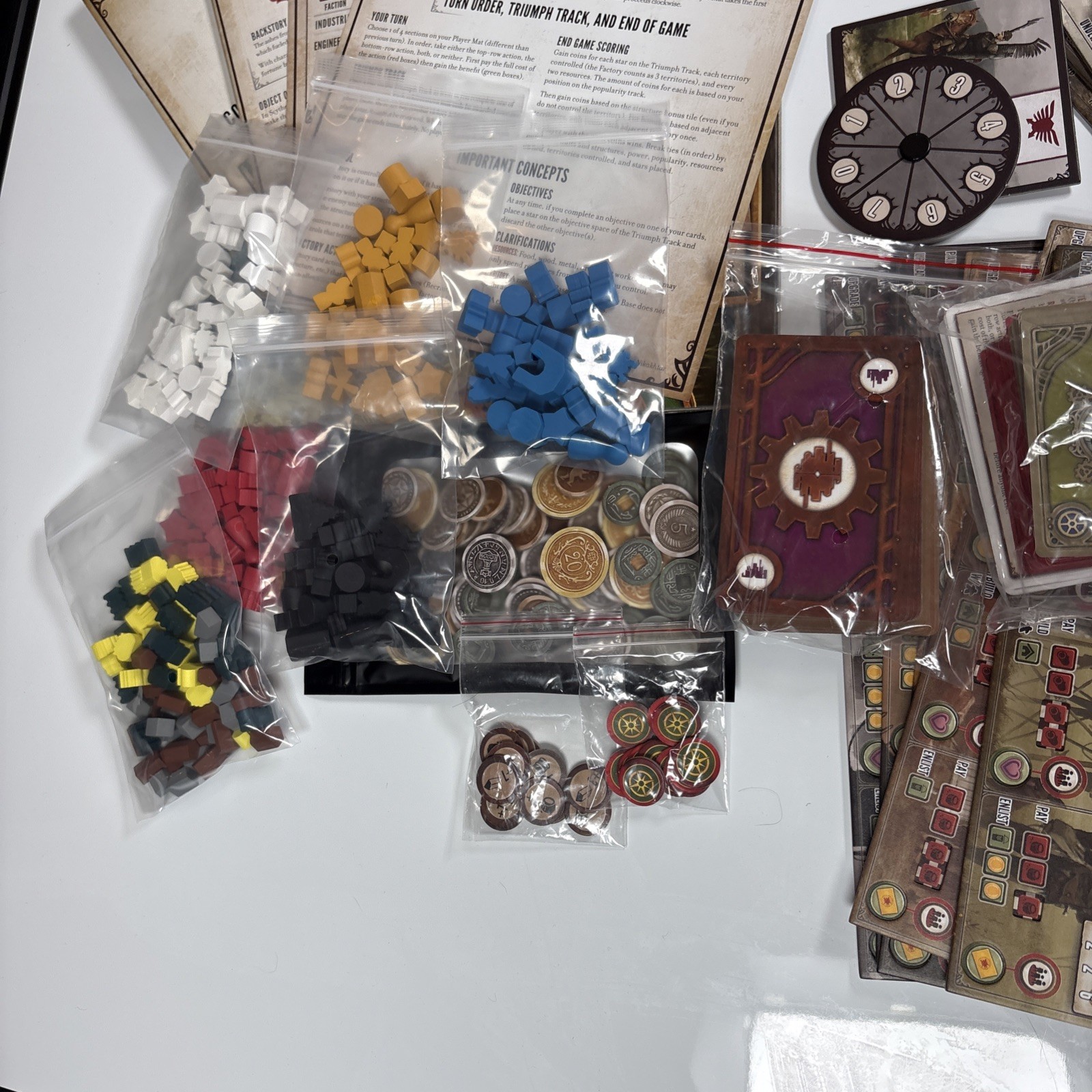Scythe Board Game Stonemaier Games Automa Factory Jamey Stegmaier Complete