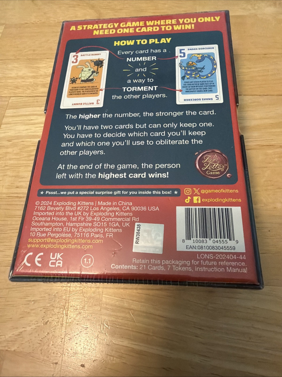 Exploding Kittens Power Hungry Pets 2-6 Players – Ages 7+ – 15 Minutes to Play