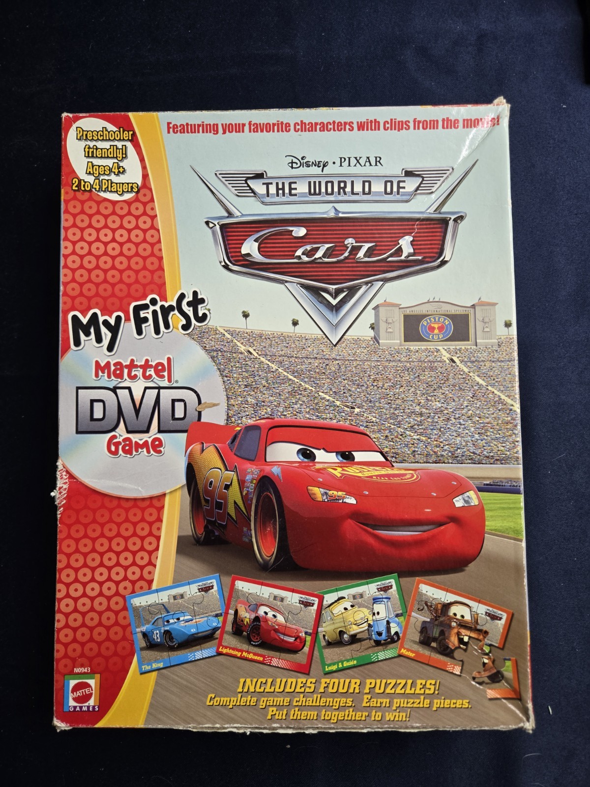 Disney Pixar Cars “My First Mattel DVD Game” by Mattel 2008