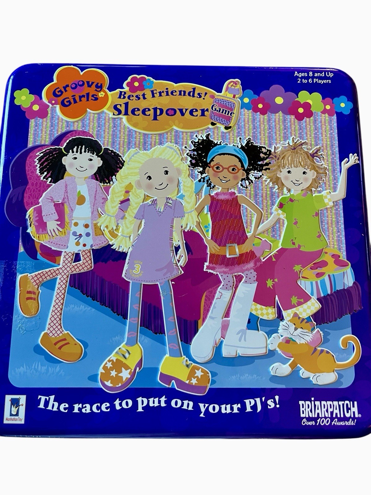 Vintage Groovy Girls ~ Best Friends Sleepover Game in Tin Box