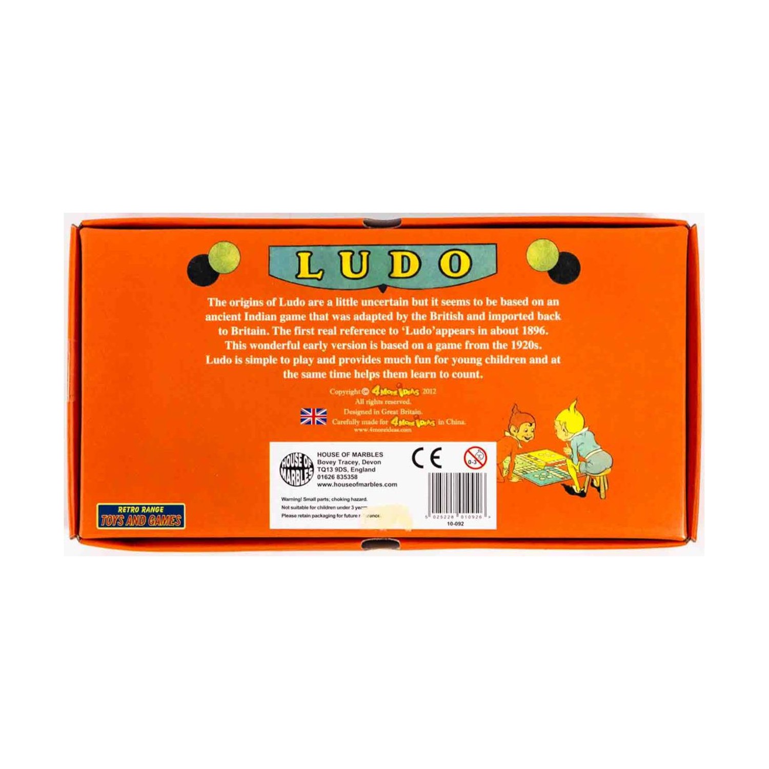 House of Marbles Board Games Ludo Box EX/NM
