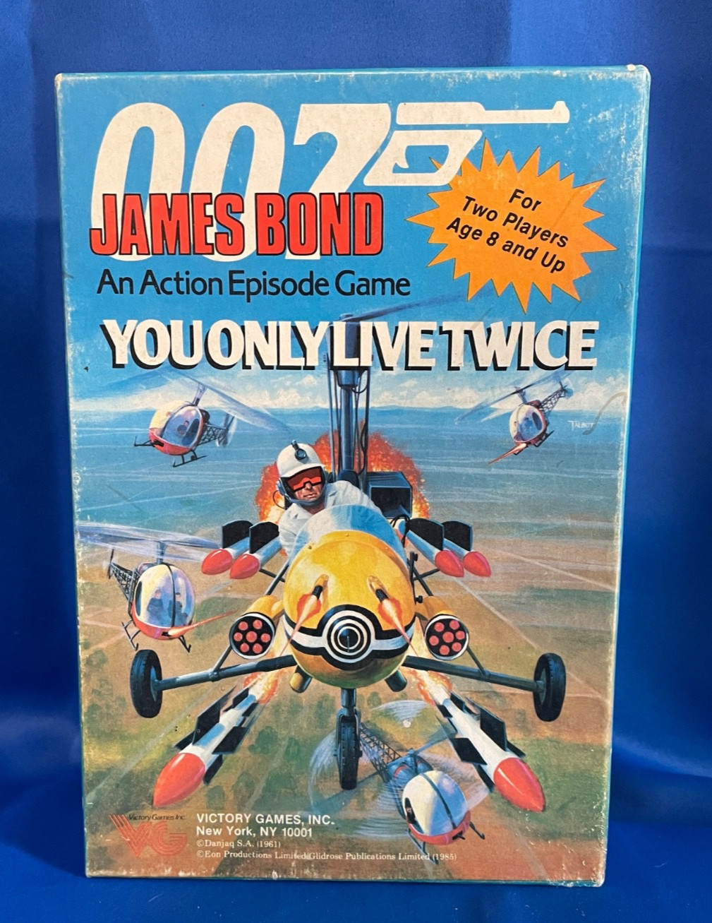 1985 James Bond 007 You Only Live Twice Board Game Victory Games Unpunched