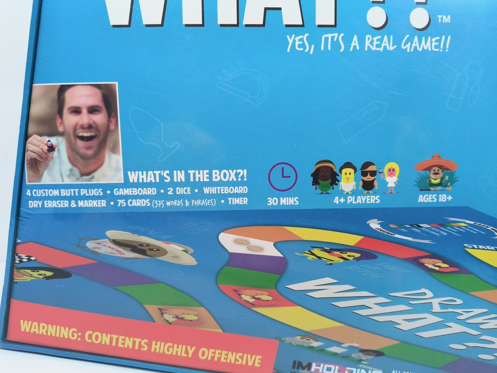 Draw What?! Adult Party Board Game ADULT CONTENT Offensive Humor RARE
