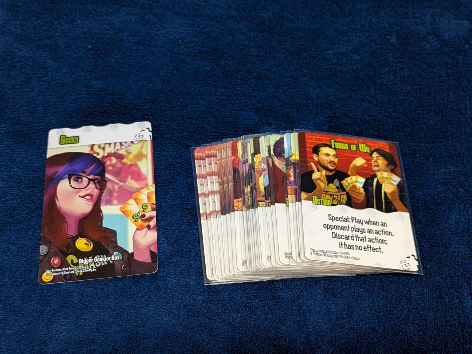 RARE Smash Up Card Game COMPLETE Geeks Faction Set w/ 2 Bases And Divider NEW