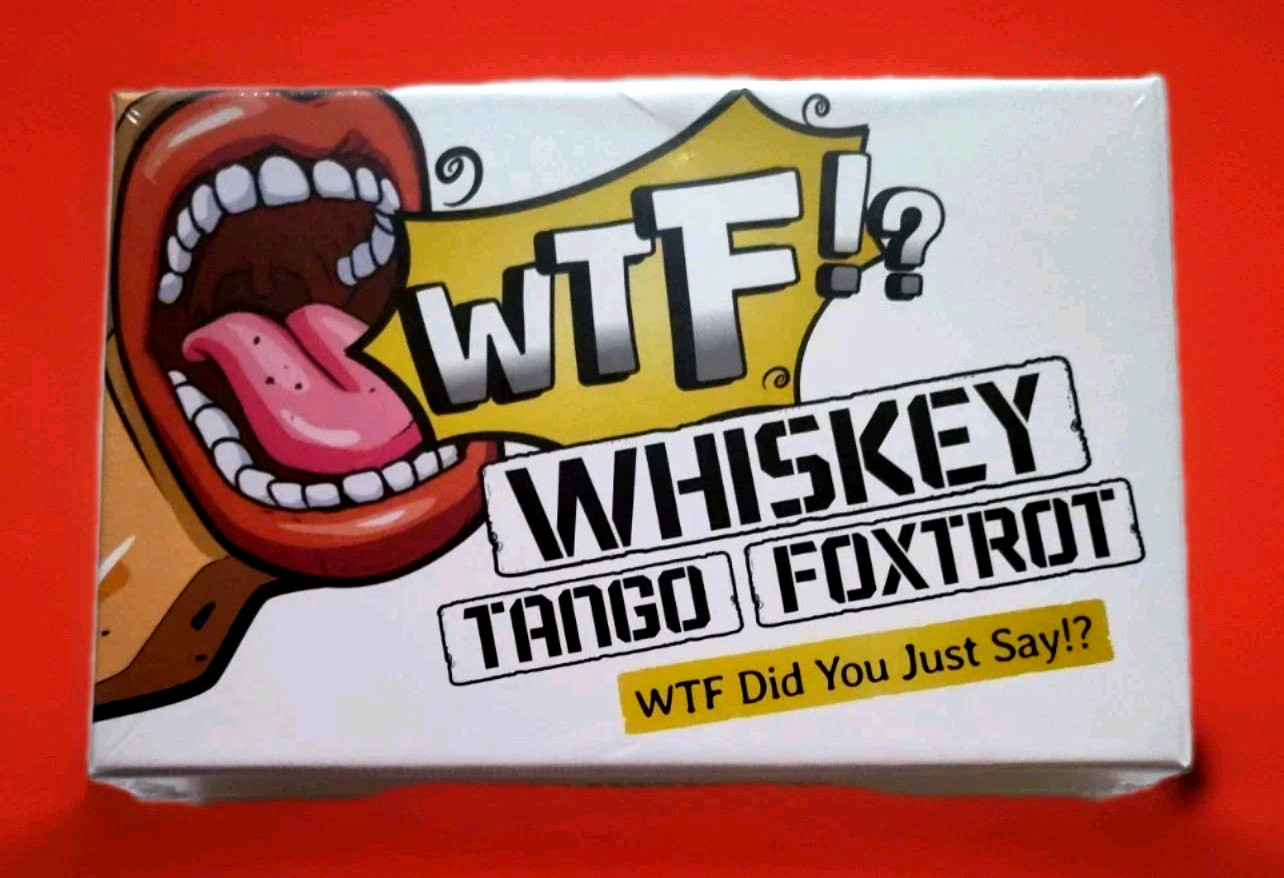 Whiskey Tango Foxtrot Board Game 3-6 Players Age 12+ Family-Friends Party WTF
