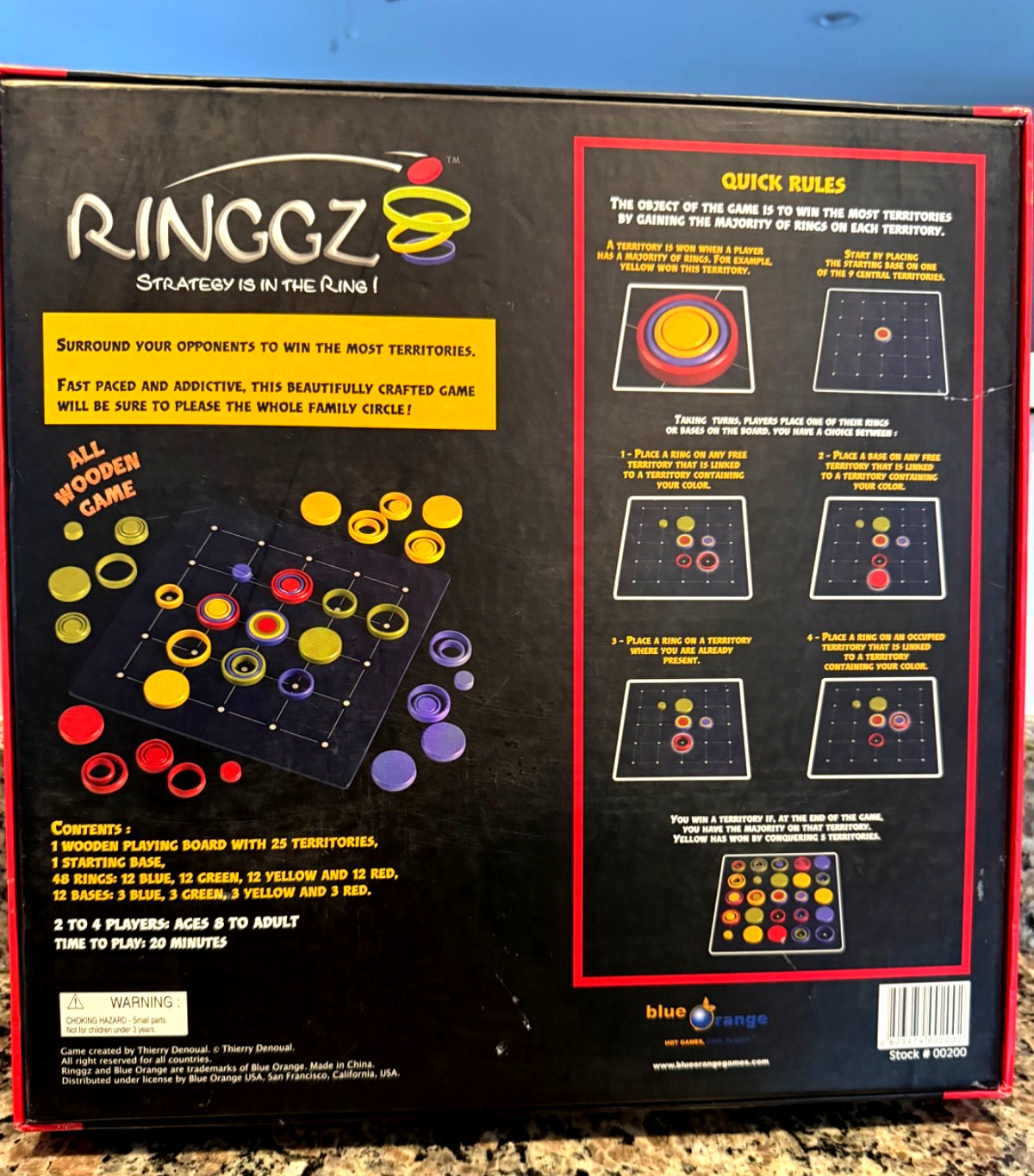 RINGGZ GAME – Strategy Is In The Ring – natural all wooden