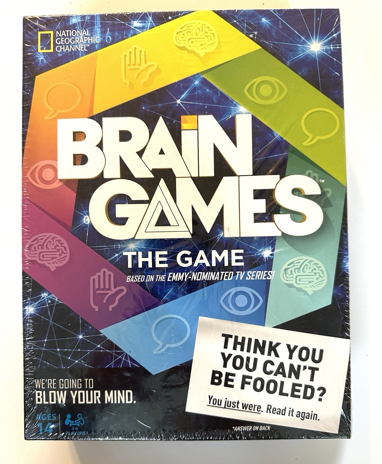 Brain Games Board Game The National Geographic Channel Brand New Factory Sealed