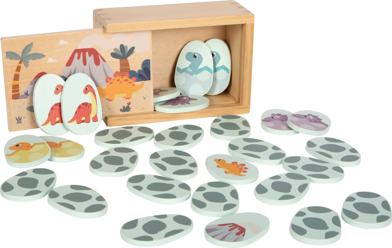 small foot Memory Dino, memory game made of FSC® 100%-certified wood, for kids a