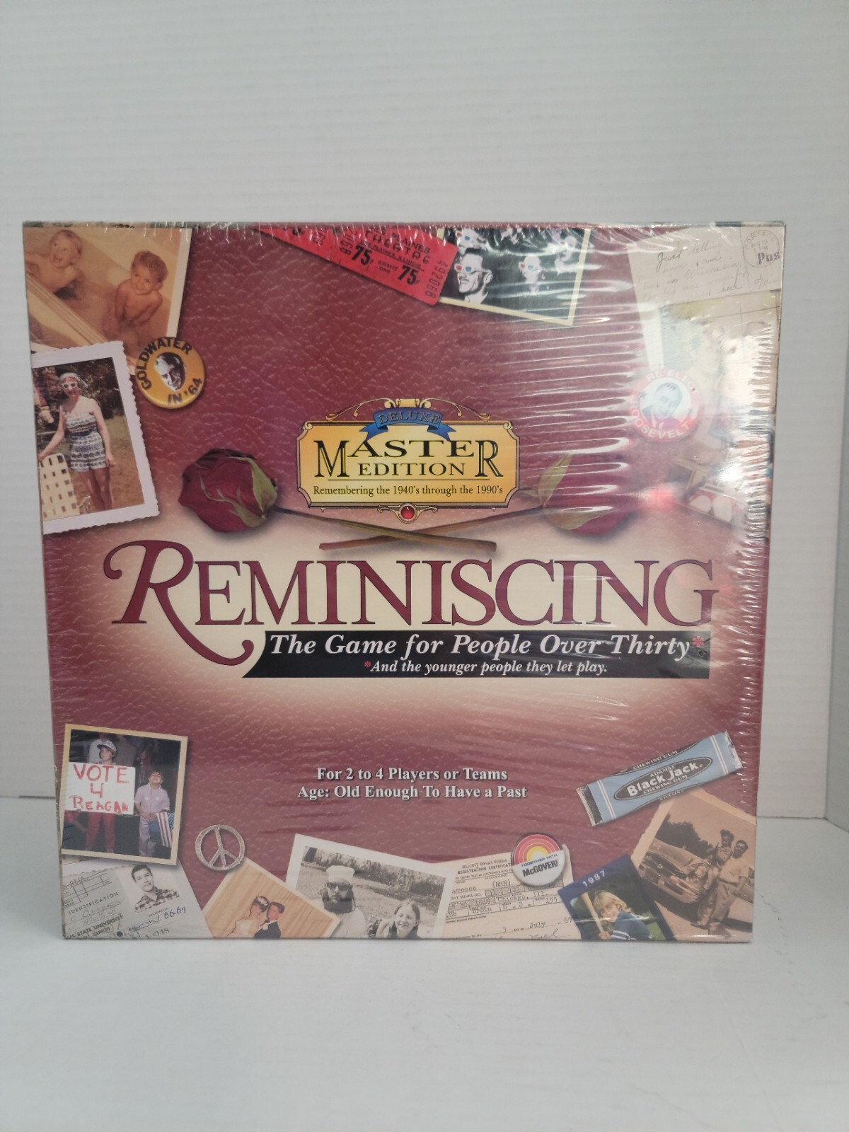 New/Sealed REMINISCING Board Game DELUXE MASTER EDITION 1940s-1990s TDC Games