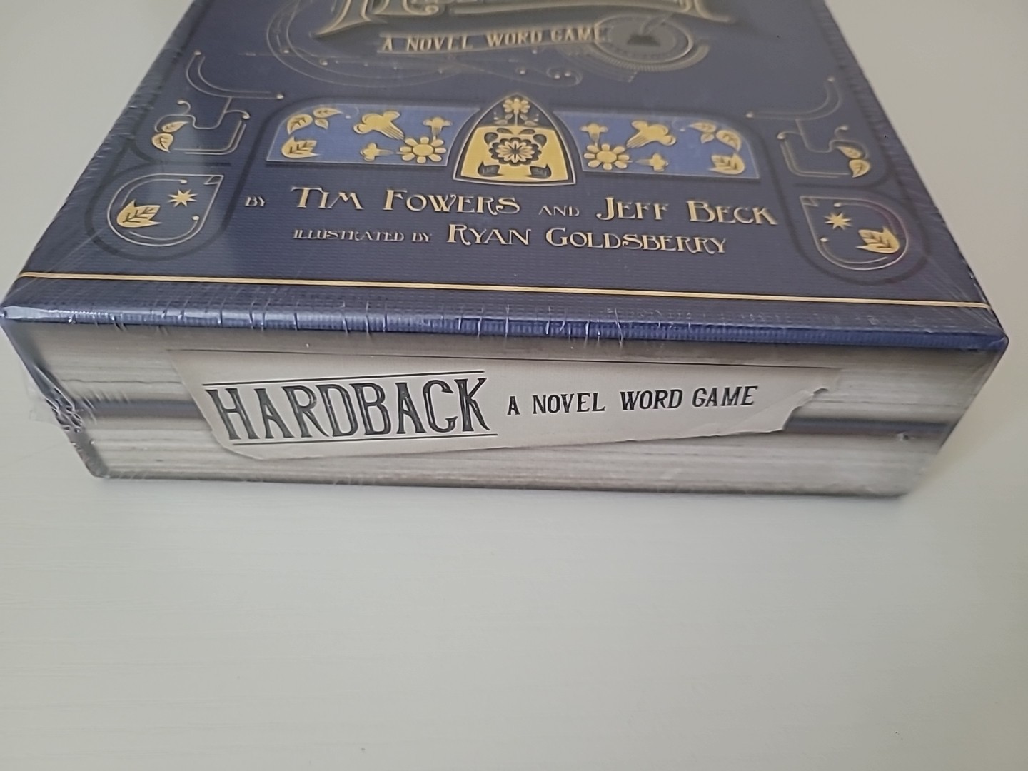 Hardback A Novel Word Game (Sealed, New) Fowers Barnes & Noble Exclusive