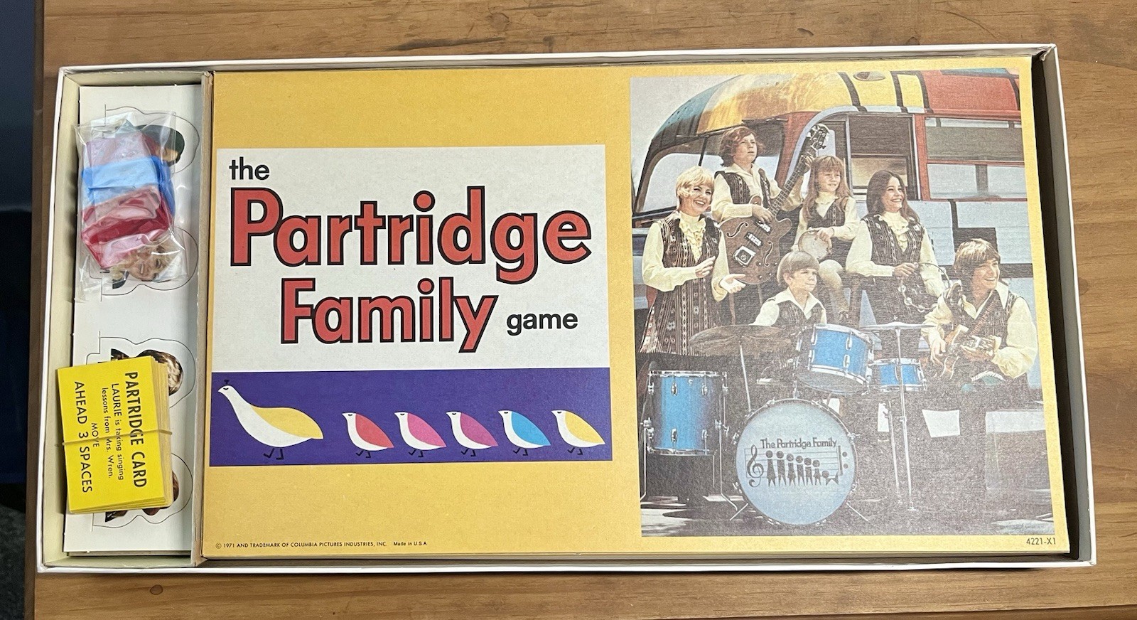 1971 Milton Bradley The Partridge Family Board Game UNUSED!