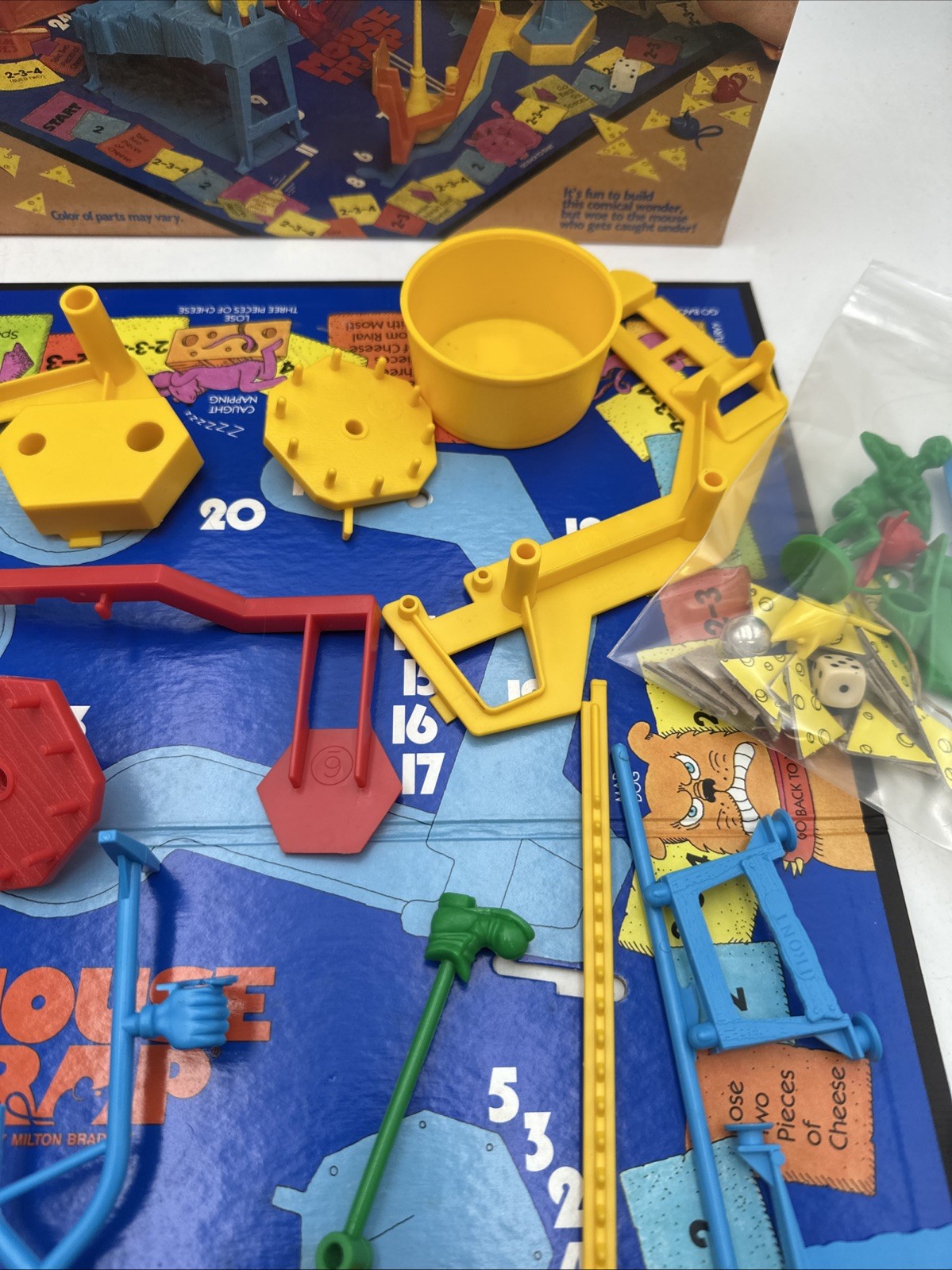 Vntg MOUSE TRAP Board Game by Milton Bradley 1986 Untested READ Description