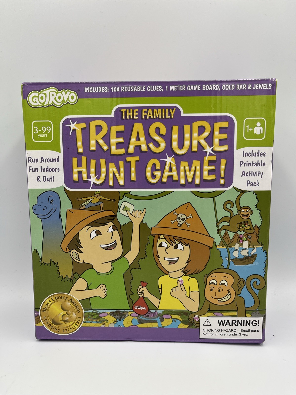 The Family Treasure Hunt Game! • Moms Choice Award Winner • Complete • Very Good