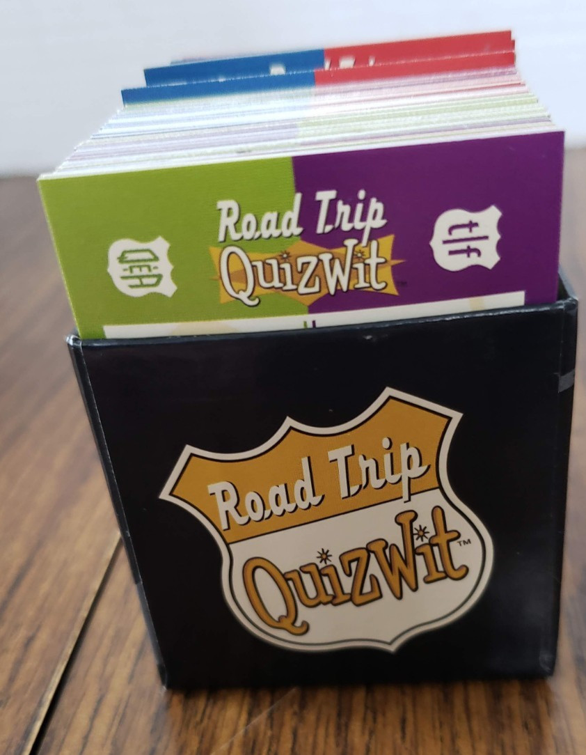 Patch Trivia TV Tube Road Trip Quizwit Game Travel Magnetic Board 10 To Adult