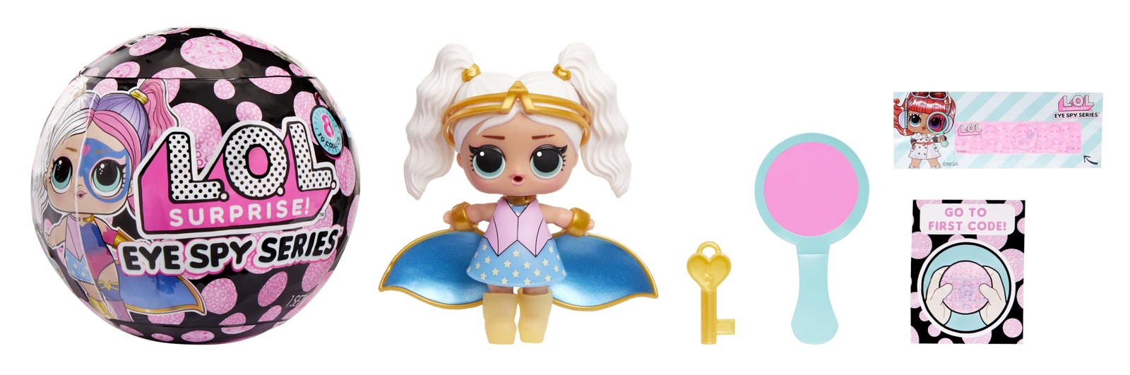 LOL Surprise Eye Spy Series Tots Dolls Multicolor