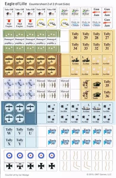 GMT Games Eagle of Lille Expansion for Bloody April