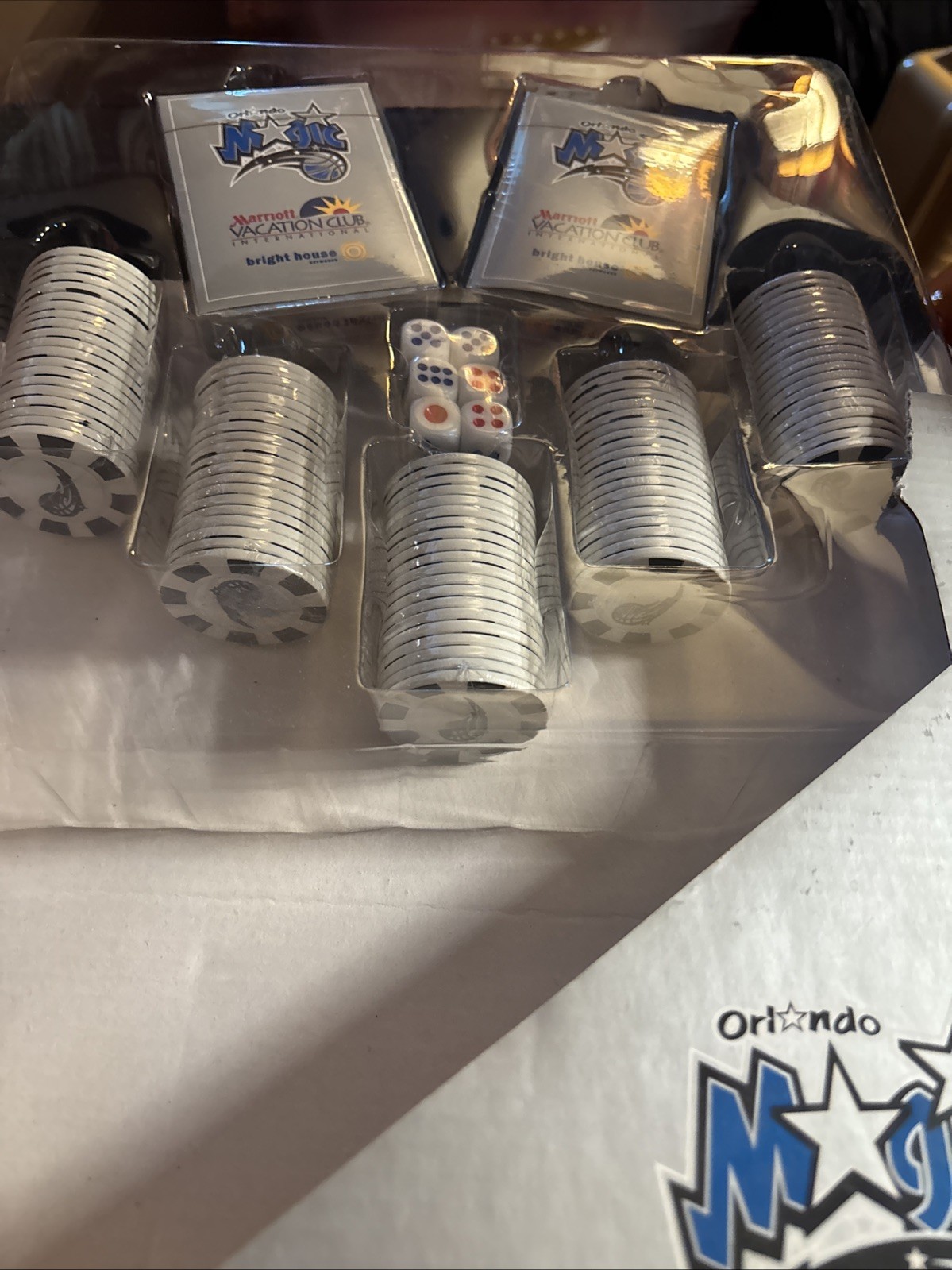Orlando Magic Cards, Dice, And Chips Game