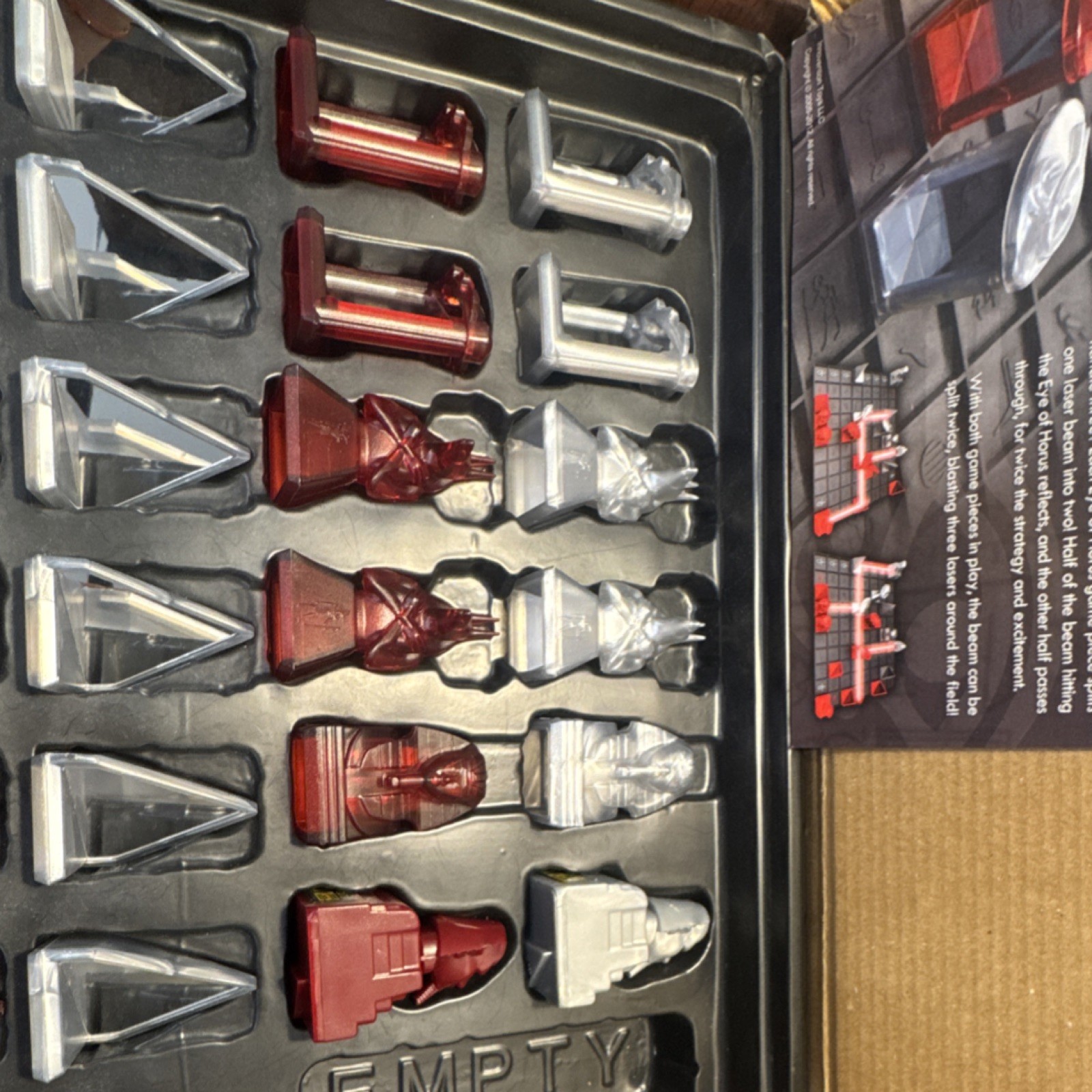 Laser Game Khet 2.0 Board Game Real Lasers Batteries Included Mensa Select Award