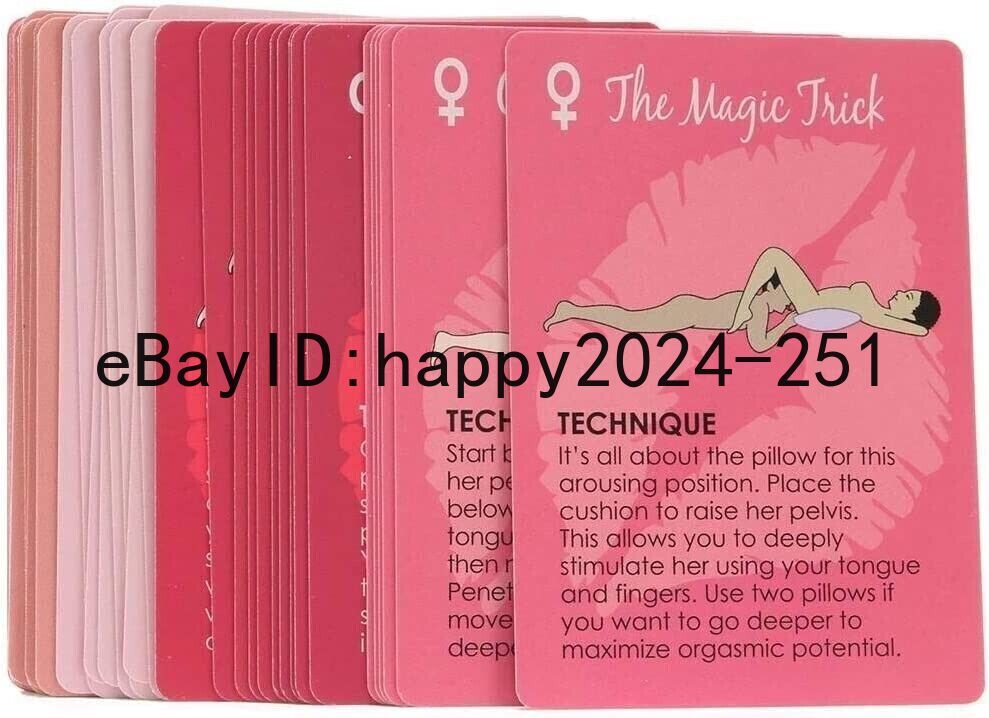 THE ORAL SEX CARD GAME ADULT COUPLES FUN FOREPLAY CARD GAME