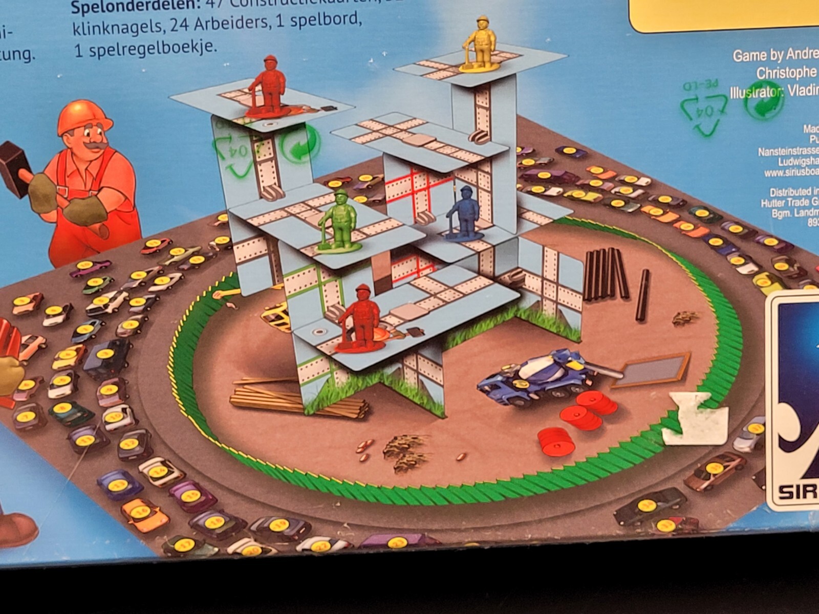 Skyscrapers Boardgame Sirius Strategy Construction Family Play Building